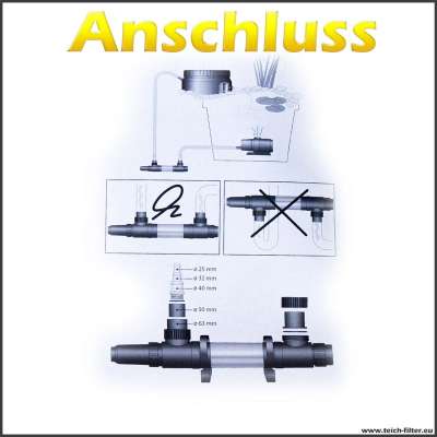 1 KW Teichheizung mit Thermostat Teichfilter