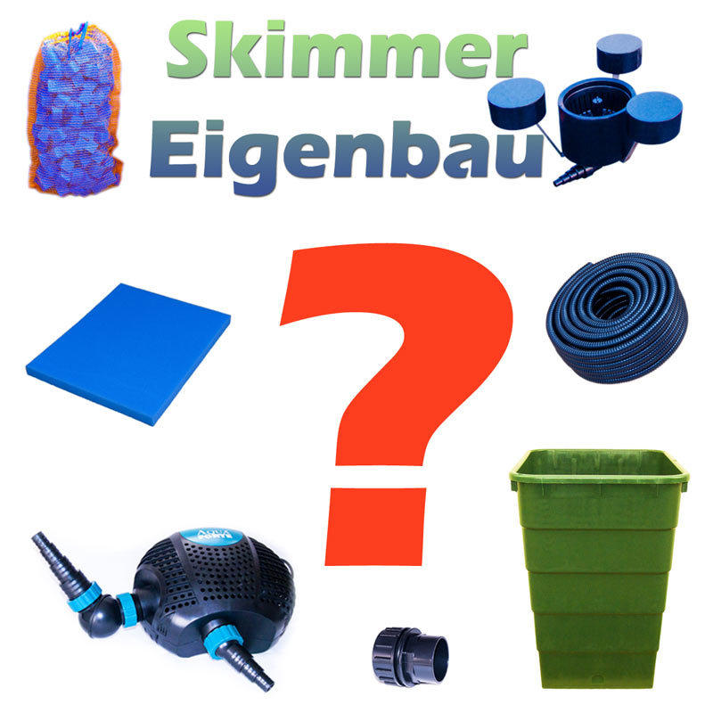 Skimmer Eigenbau mit Bauanleitung für Teich Teichfilter