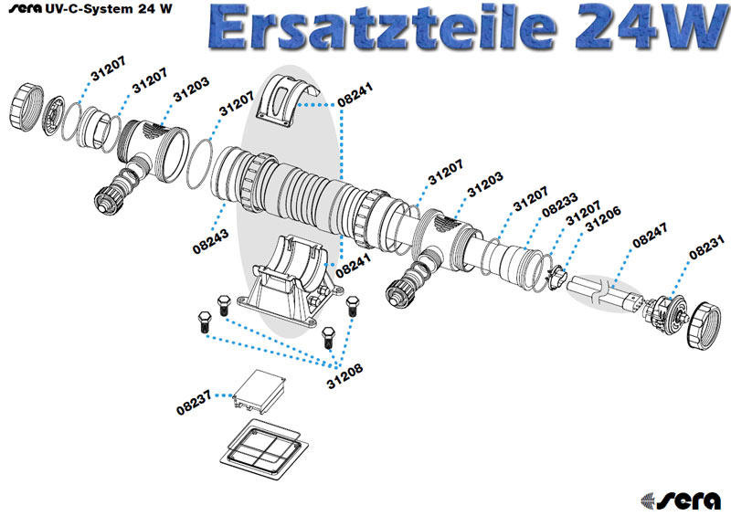 sera-pond-24w-uvc-system-ersatzteile-zeichnung