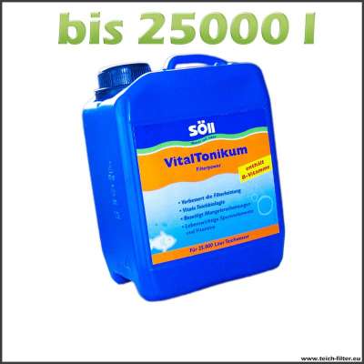 2,5 l Söll Vitaltonikum für Teichfilter bis 25000 l Wasser