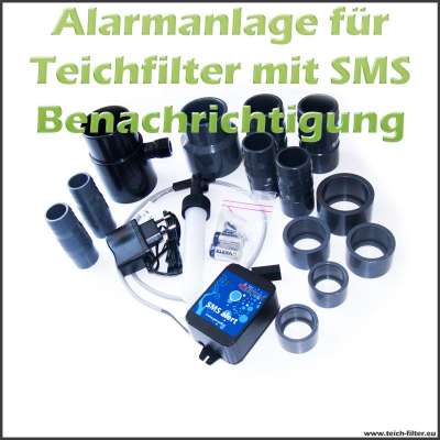 SMS Alarmanlage für Teichfilter bei Stromausfall