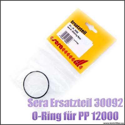 Sera Pond Ersatzteil 30092 schwarze O-Ring Dichtung 51x47x2mm für Rotor Flügelrad bei PP Teichpumpe 12000