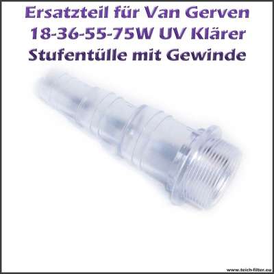 Schlauchtülle Van Gerven G 1 1/2 Zoll für 25, 32 und 40 mm Schlauch