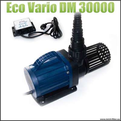 Teichpumpe Eco DM 30000S Vario elektronisch regelbar mit digitalem Display