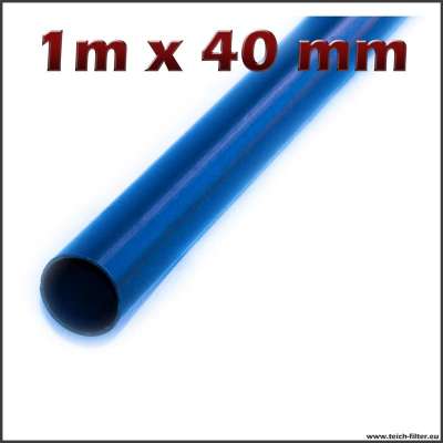 40 mm Rohr aus Kunststoff 1 m lang für Teichfilter und Wasser
