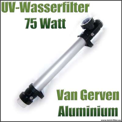 UV Wasserfilter von Van Gerven mit 75 Watt Leistung für Teichfilter gegen Algen