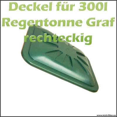 Deckel für Graf Regenfass in grün