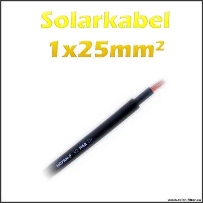 1x25mm² Kabel Lapp 1 adrig für 12V Solaranlagen und Batterien zum günstigen Preis im Shop kaufen