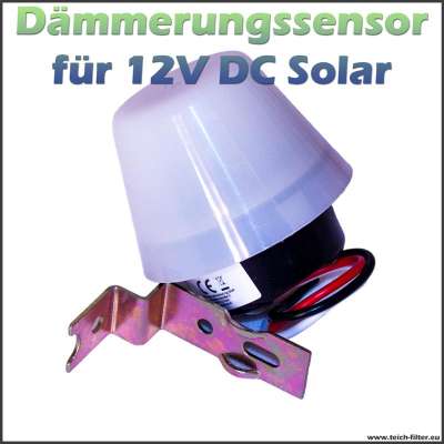 12 Volt Dämmerungsschalter als Sensor für aussen