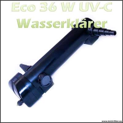 Eco 36 Watt UV-C Wasserklärer für Teichfilter bis 50000 Liter