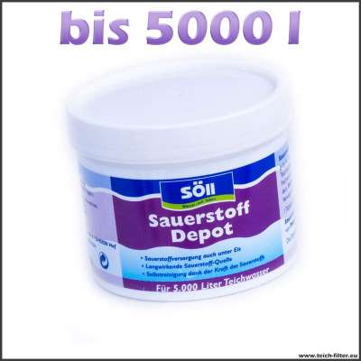 10 Stück Sauerstofftabletten von Söll für Teiche bis 5000 l Wasser