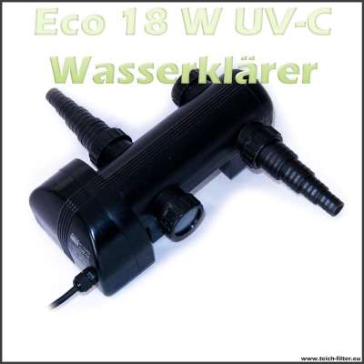 18 Watt UV-C Wasserklärer Eco für Teichfilter bis 5000 Liter