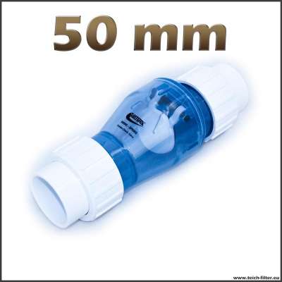 50 mm Rückschlagklappe Valterra transparent