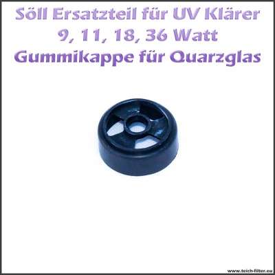 15761 Gummikappe als Schutz für Quarzgläser der Söll UV Klärer