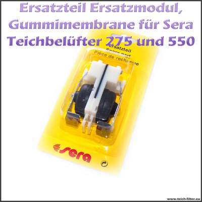 Ersatzteil 06732 Ersatzmodul als Gummimembrane für Sera Pond Air 275 und 550 R Plus Teichbelüfter (Luftpumpe)