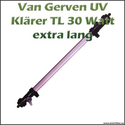 30 Watt UV Klärer TL Van Gerven Edelstahl Reflex