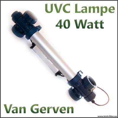 UVC Lampe 40 Watt von Van Gerven als Teich Klärer für Koi gegen grünes Wasser