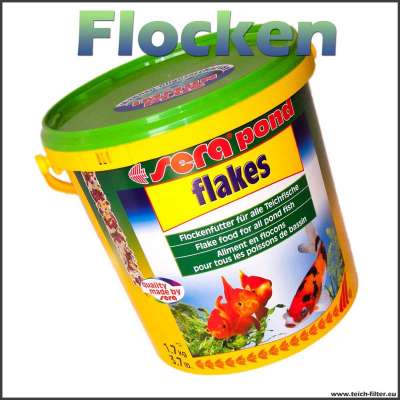 Flocken Fischfutter Sera 10l