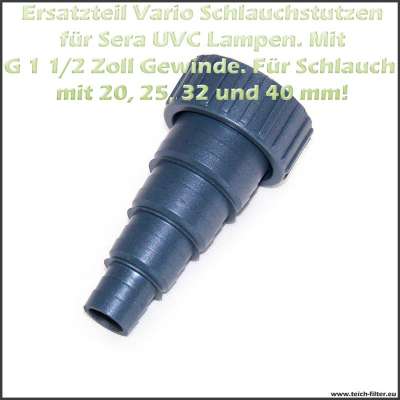 Sera Vario Schlauchstutzen 6.4 und 6.8 für UVC System 24 und 55 Watt