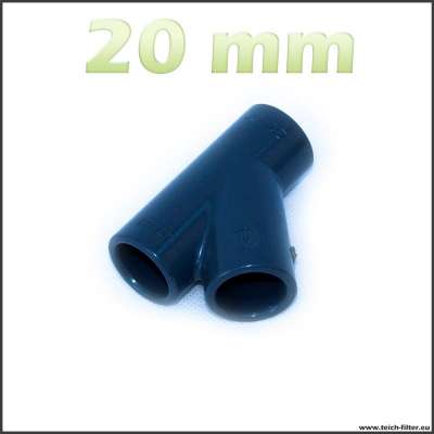 20 mm Y-Verteiler PVC für Teich