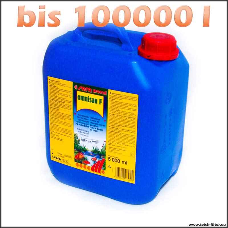 5l Sera Omnisan F für 100000 l Teichwasser Teichfilter