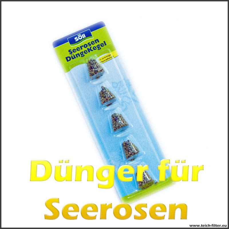5 Söll Seerosendünger Kegel Teichfilter