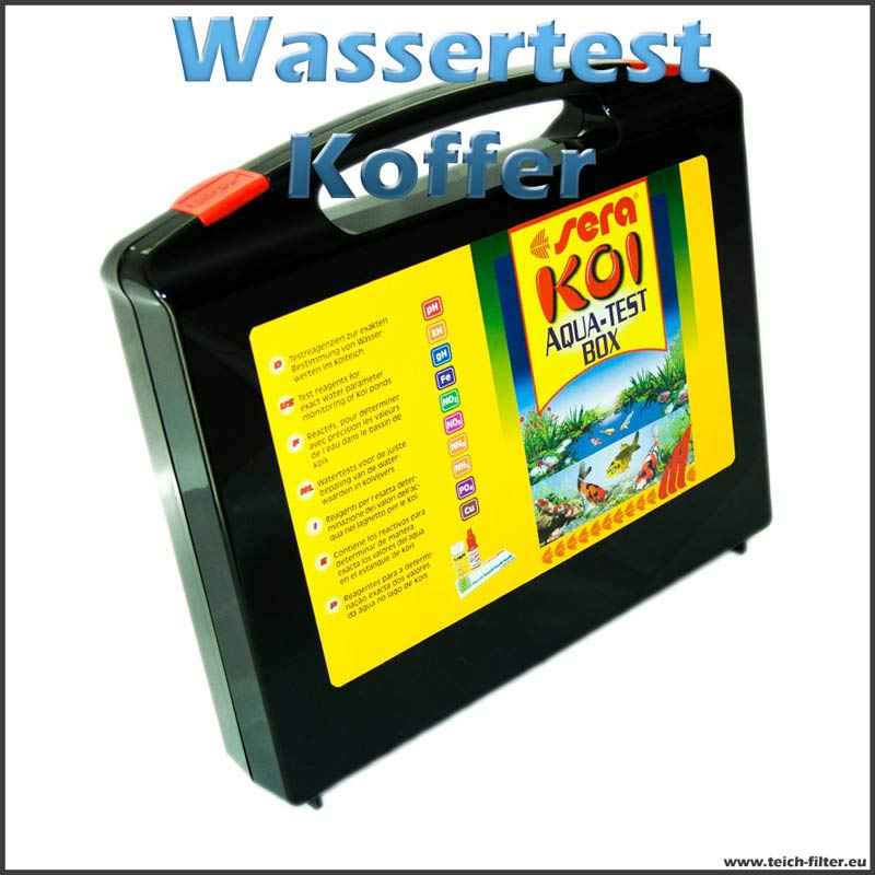 Koi Wassertest Set Koffer Sera Teichfilter
