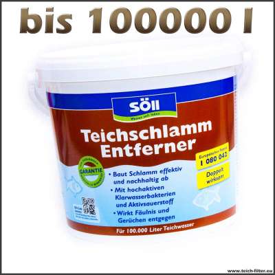 5 kg Schlammentferner von Söll für Koiteiche bis 100000 l Wasser