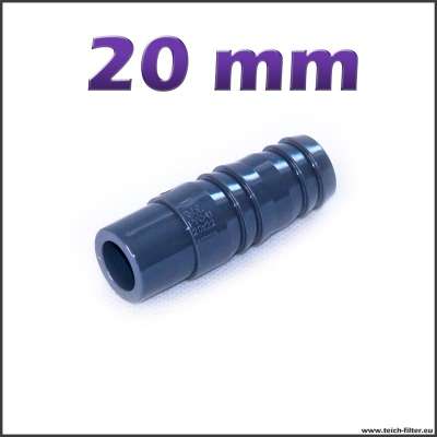 20 mm Schlauchtülle mit 3/4 Zoll Schlauchanschluss
