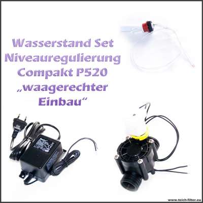 24V AC Niveauregulierung Set Compact P520 für Wasserstand mit Scharnierkontakt