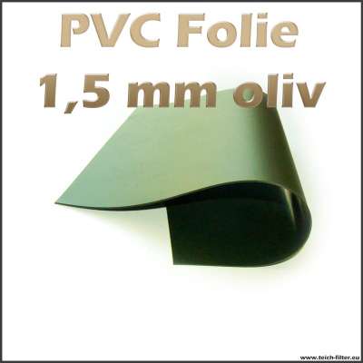 Oliv grüne PVC Teichfolie mit 1,5 mm Dicke