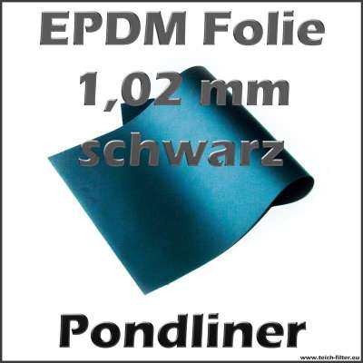 EPDM Teichfolie 1,02mm Firestone Pondliner schwarz