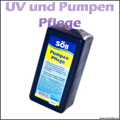 Pflegemittel für UV Lampen und Teichpumpen im Winter gegen Kalkablagerungen