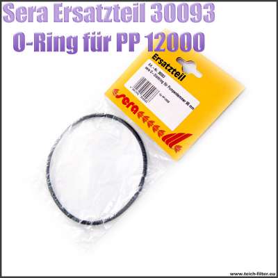 Sera Pond Ersatzteil 30093 schwarze O-Ring Dichtung 101x94x3,5mm für Pumpenkammer bei PP Teichpumpe 12000