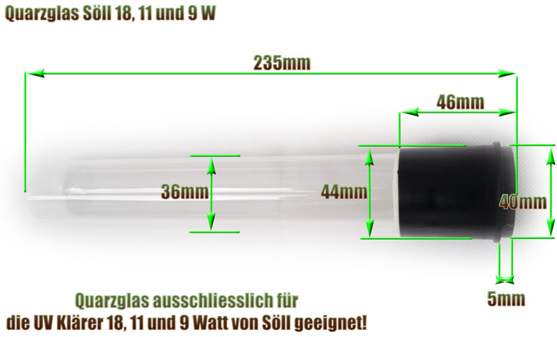 quarzglas-soell-18-11-9-watt-uv-klaerer-ersatz-abmessung-235mm-laenge-glasrohr