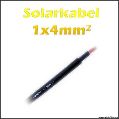 1x4mm² Kabel PV1-F Lapp 1 adrig für 12V Solaranlagen zum günstigen Preis im Shop kaufen