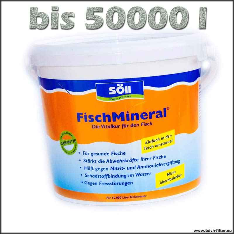 5 kg Fisch Mineral für Teiche bis 50000 l Teichfilter