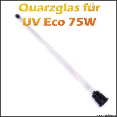 Quarzglas für Eco Edelstahl UV Klärer 75W