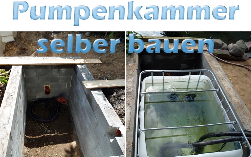 Teich anlegen und selber bauen mit Bauanleitung (Teichbau) Teichfilter