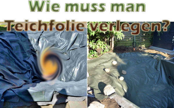Teich anlegen und selber bauen mit Bauanleitung (Teichbau) Teichfilter
